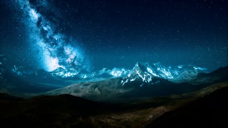 Milky-Way-over-the-mountain-peaks
